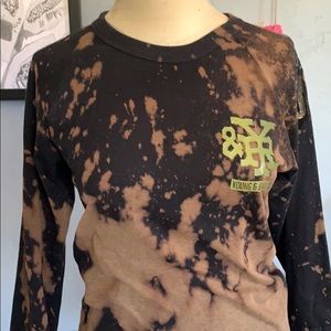 Young and reckless custom baseball tee